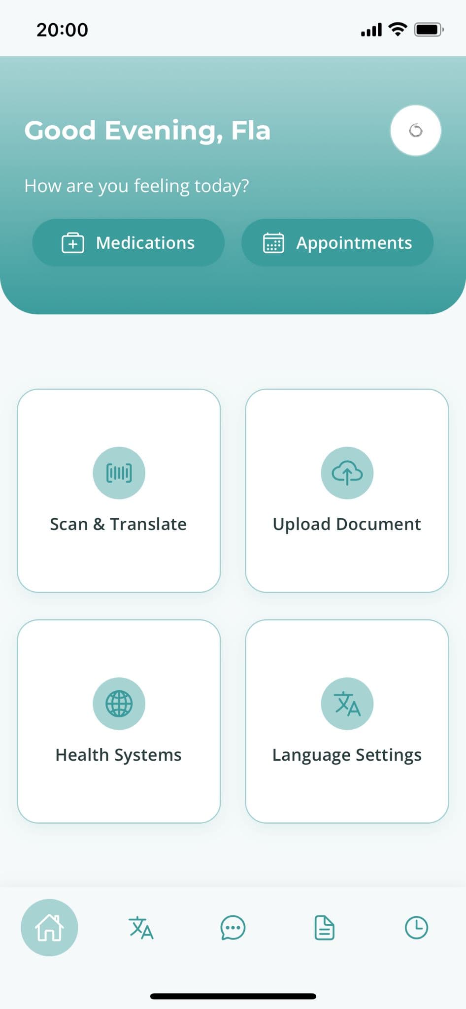 EVIDA App Screenshot